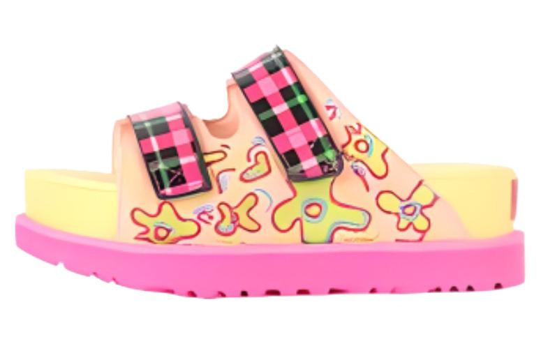 Shuting Qiu Hi Slide x UGG Slide Slippers Women's Beige Pink