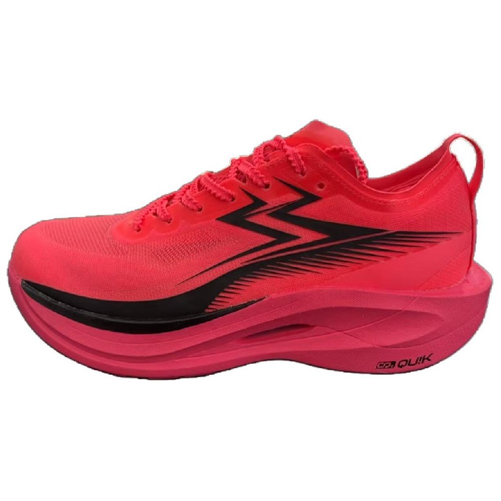 361° Flying Flame TD Cushioning Breathable Low-Top Running Shoes Men's Red Black
