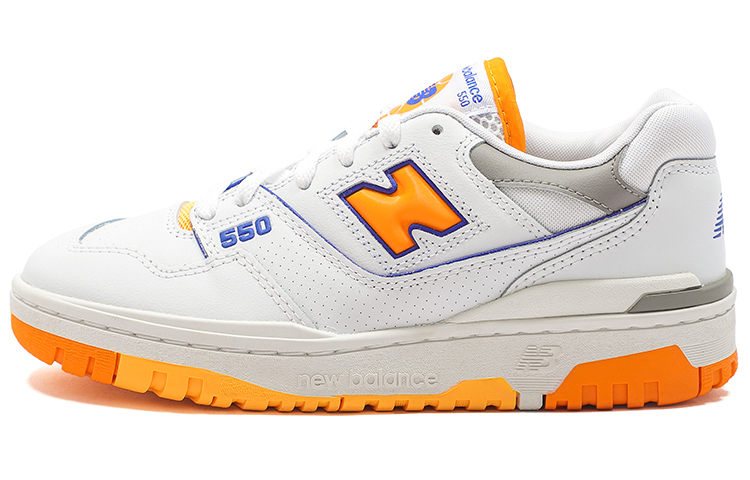 New Balance 550 White Vibrant Orange