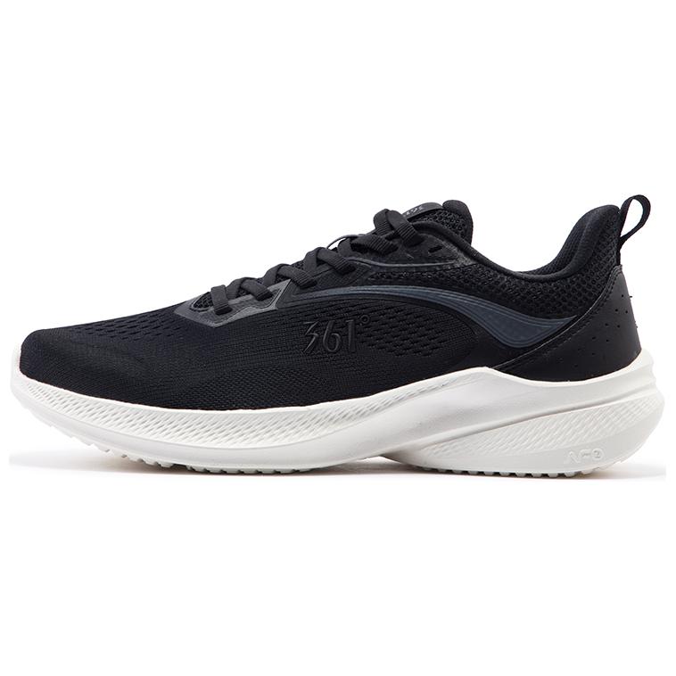 361° Shock Absorbers With Slip Resistant Features Low Top Casual Running Shoes Men's Black Gray