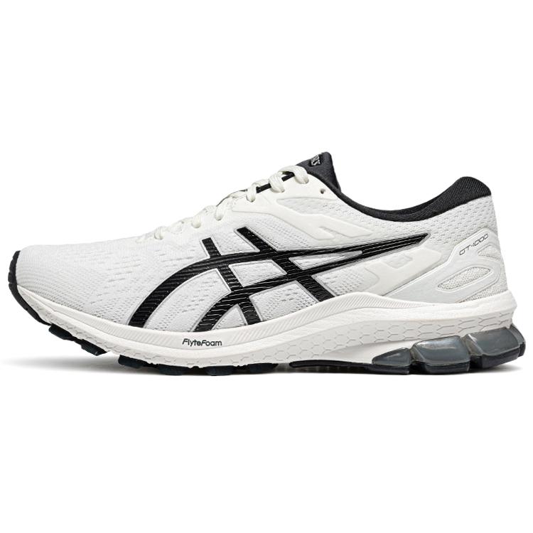 Asics GT-1000 10 Durable Breathable Low-Top Running Shoes Women's White Black