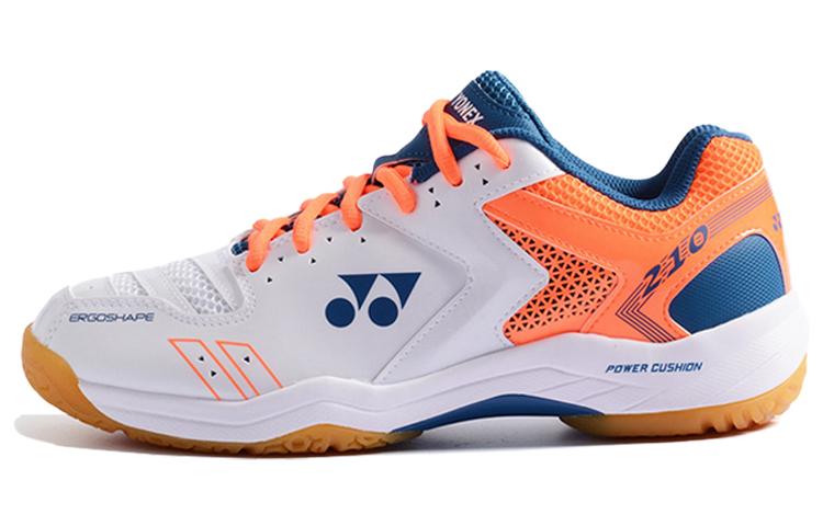 YONEX Power Cushion Durable Cushioning Low-Top Badminton Shoes Unisex White Orange