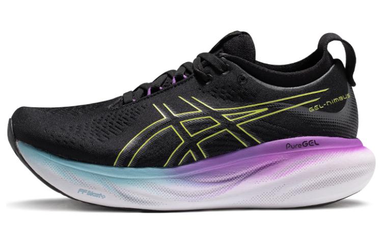 Asics GEL Nimbus 25 'Black Glow Yellow' Women's
