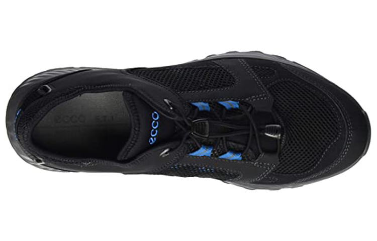 Ecco Exostride Shock Absorbers With Slip Resistant And Abrasion Resistant Properties Low Top Casual Shoes Men's Black