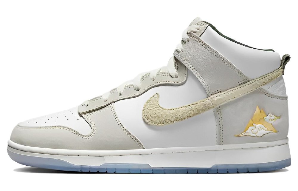 NIKE Dunk High Кроссовки для скейтбординга Высокие Кроссовки Унисекс