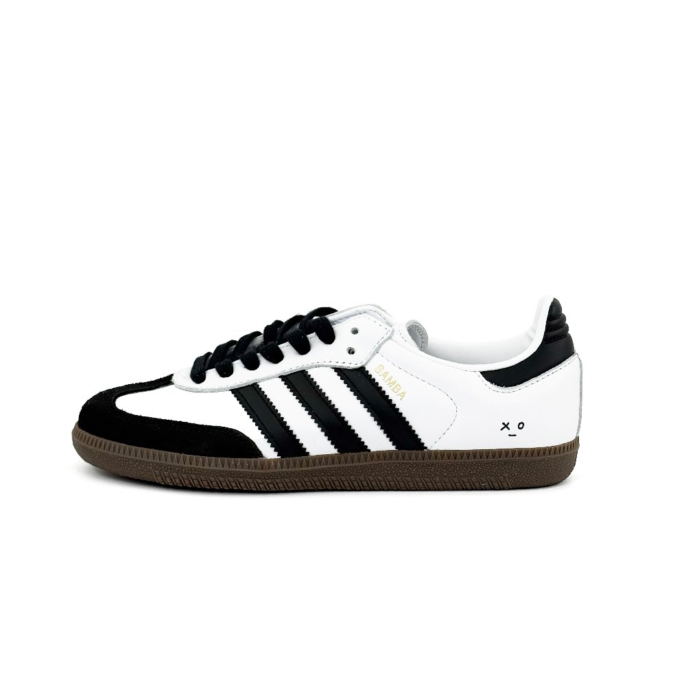 Adidas Originals SAMBA OG Anti Slip Wear Resistant Low Top Skateboard Shoes Unisex Black White