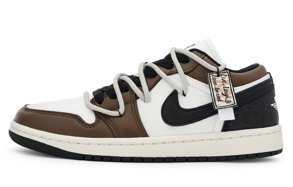 Jordan Air Jordan 1 Vintage Basketball Shoes Unisex Low Top White