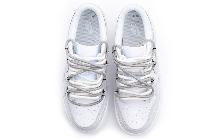 Nike Dunk Anti-Slip And Wear-Resistant Lightweight Low-Top Skateboard Shoes GS Gray White купить в интернет-магазине Yoocart с быстрой доставкой по России.