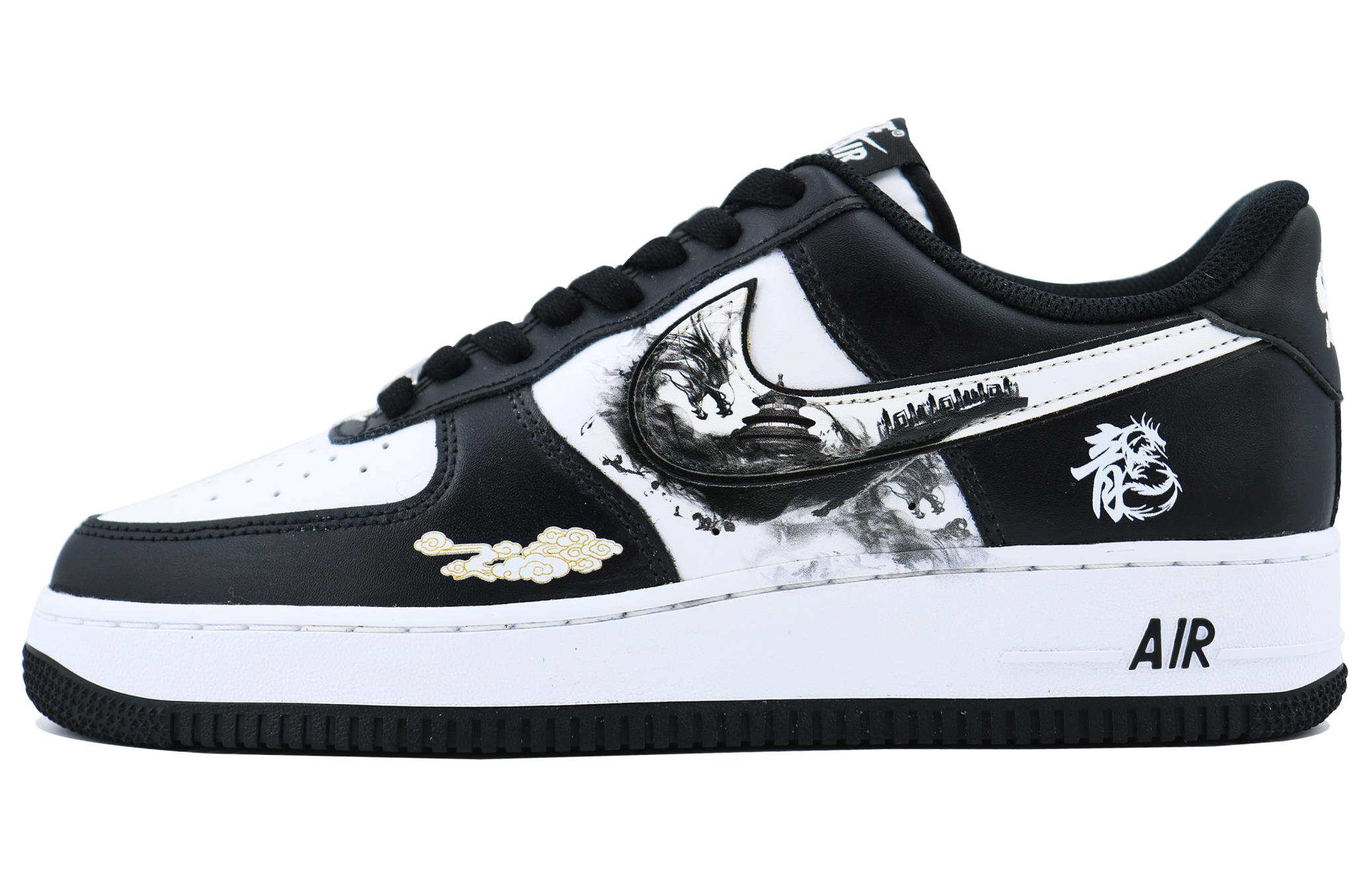 Nike Air Force 1 Low Heaven Official SDS Low-Top Skateboard Shoes Unisex Black