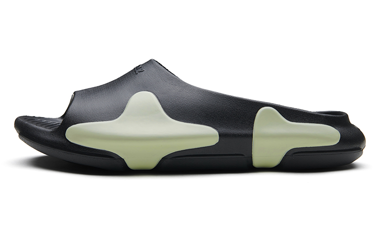 EQLZ EQUALIZER Oasis Sports Slippers Unisex Raven Black
