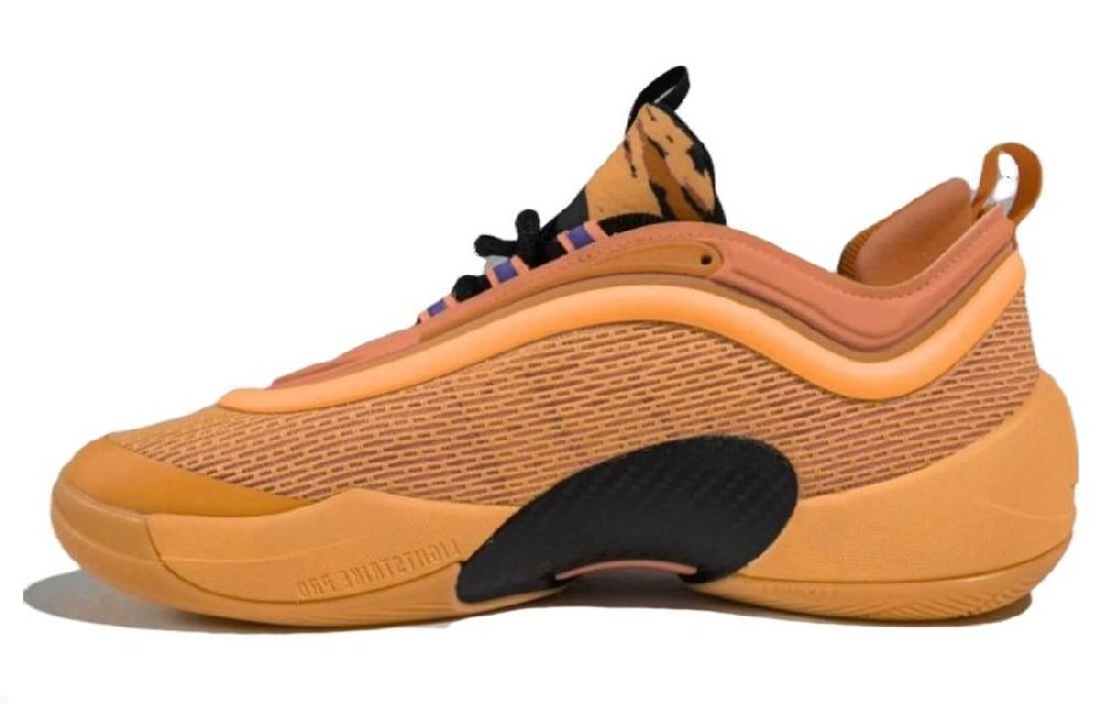 Adidas D.o.n. Issue Cushioning, Wear Resistant Low Top Basketball Shoes Unisex Orange Black