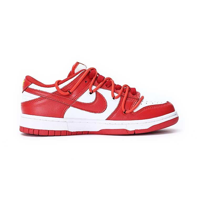 Nike Dunk Low Red X-Men Anti-Slip And Wear-Resistant Lightweight Low-Top Skateboard Shoes Men's White Red купить в интернет-магазине Yoocart с быстрой доставкой по России.