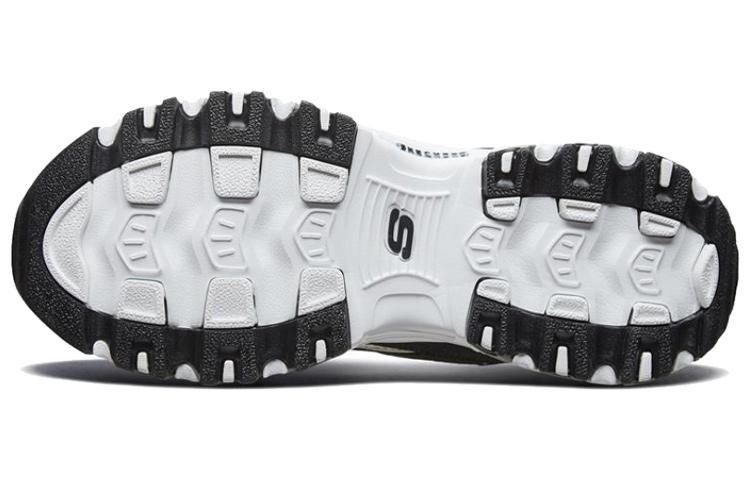 Skechers D Lites 1.0 Running Shoes 'Black And White' Women's