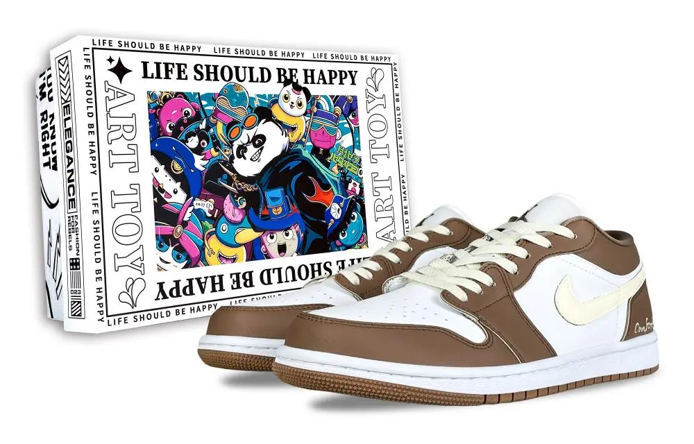 Jordan Air Jordan 1 Vintage Basketball Shoes Unisex Low top Ecru
