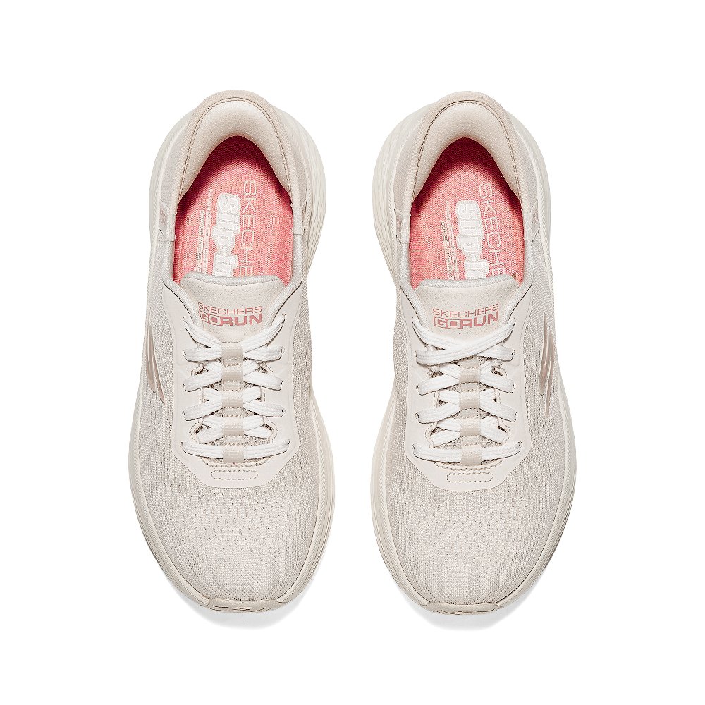 Skechers Max Cushioning Elite 2.0 Breathable Support Rebound Low Top Running Shoes Women's White
