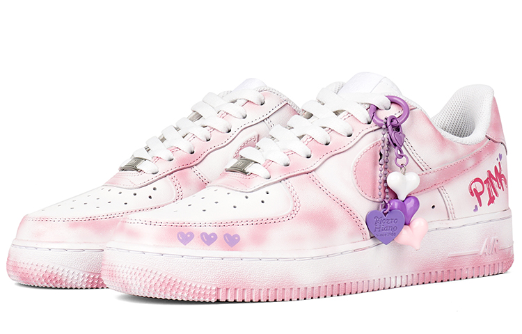 Nike Air Force 1 Low '07 Low-Top Skateboard Shoes Men's Pink White купить в интернет-магазине Yoocart с быстрой доставкой по России.