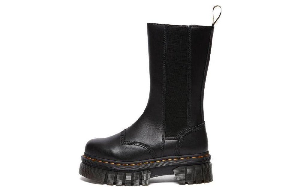Dr. Martens Audrick Tall Platform Chelsea Boots Black Women's