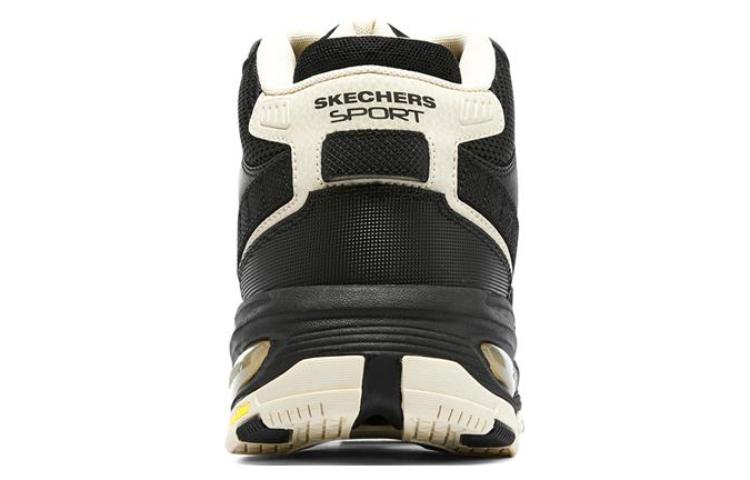 Skechers Vigor 3.0 Cushioning Anti-Slip And Wear-Resistant Mid-Top Chunky Sneakers Men's Black White