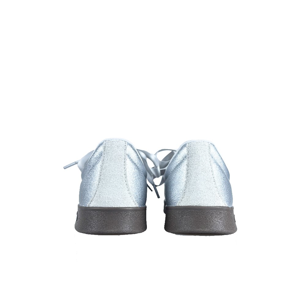 Adidas Neo VL Court 2.0 Silver Sea Anti Slip Wear Resistant Low Top Skateboard Shoes Unisex Silver