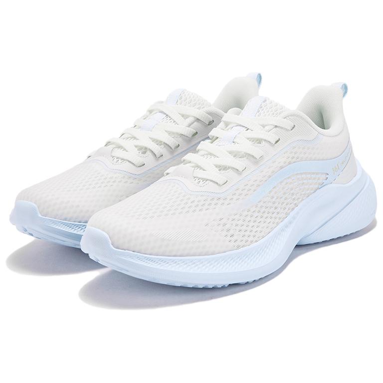 361° Breathable Lightweight Rebound Low top Casual Running Shoes Women's Feather White Glacier Blue купить в интернет-магазине Yoocart с быстрой доставкой по России.