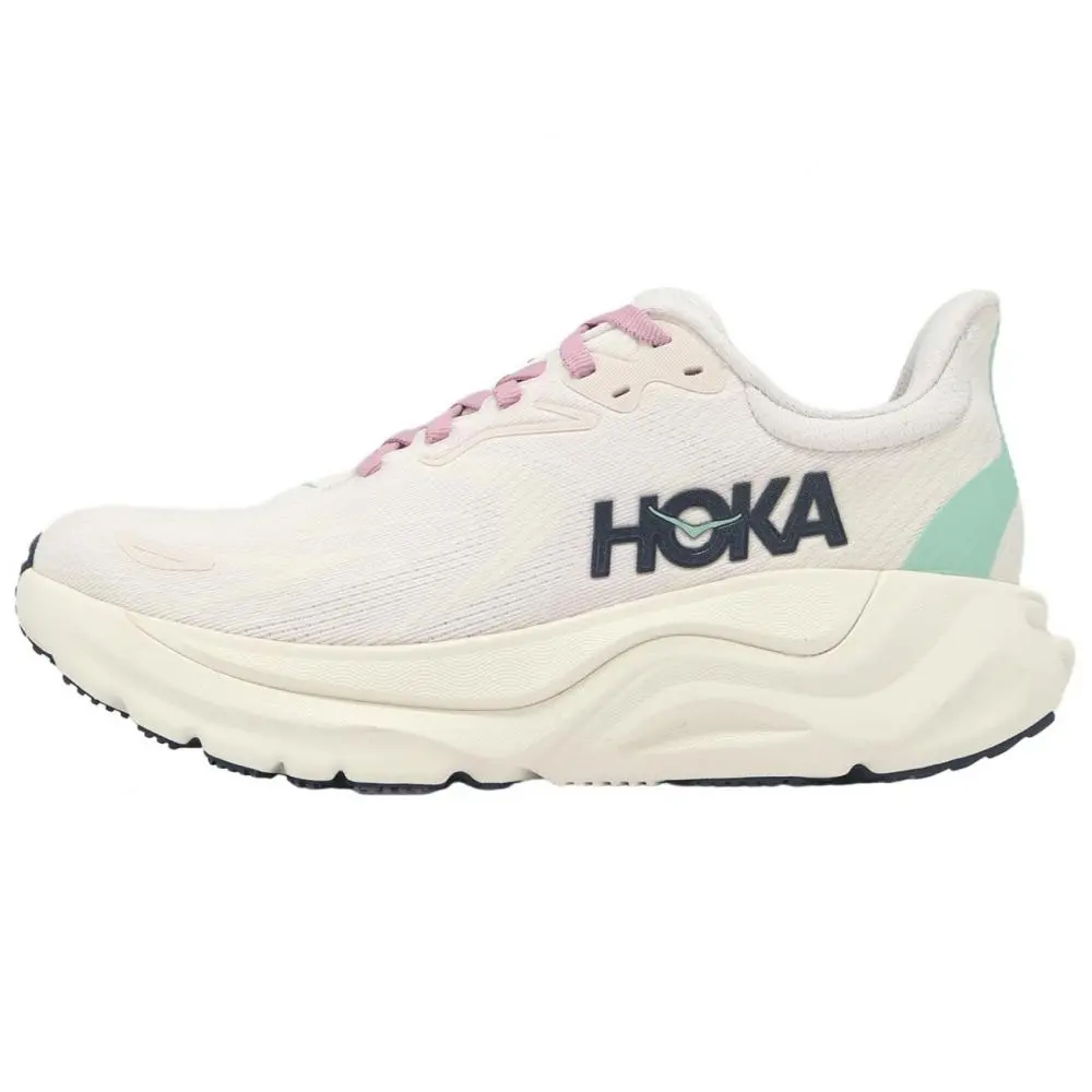 HOKA ONE ONE Arahi 8 Breathable Support Running Shoes Women's Cream White