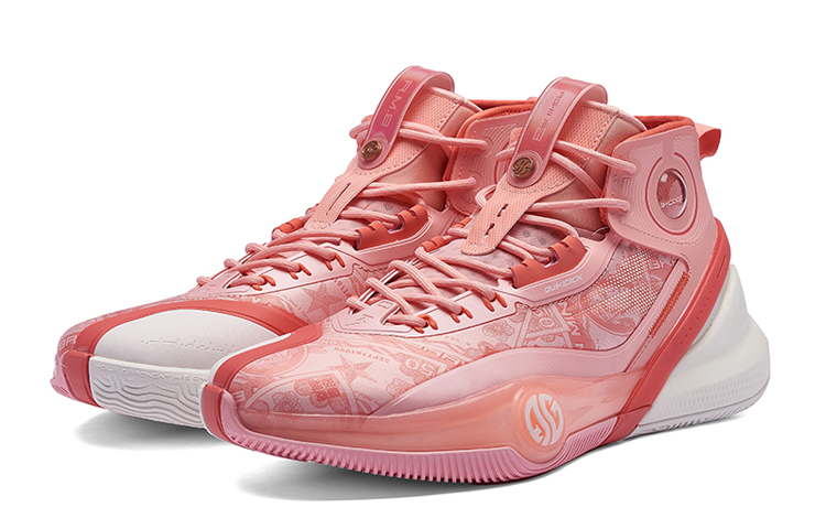 361° AG3 Pro Basketball Shoes Men High Top Grapefruit Red/Bright Bronze купить в интернет-магазине Yoocart с быстрой доставкой по России.