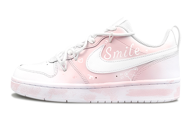 Nike Court Borough Low-Top Skateboard Shoes GS White Pink купить в интернет-магазине Yoocart с быстрой доставкой по России.