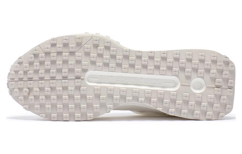 361° Anti-Slip And Wear-Resistant Breathable Low-Top Casual Shoes Women's White Green