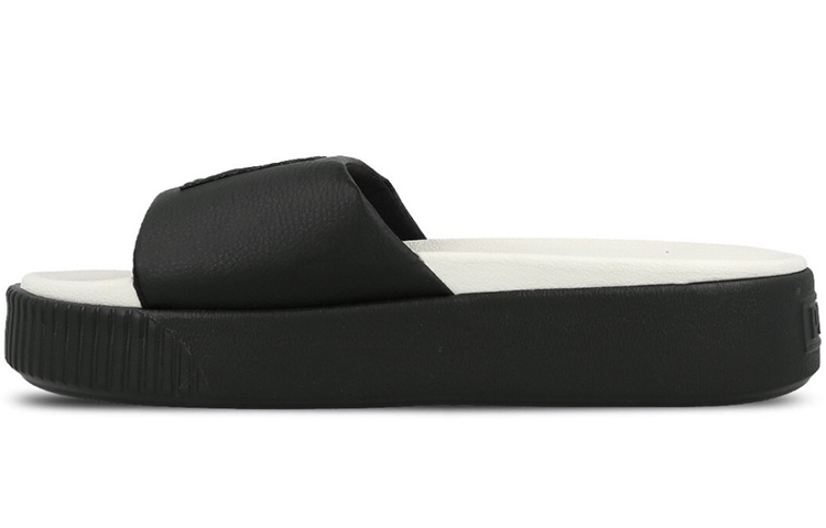 PUMA Platform Slide 'Black Whisper White' Women's