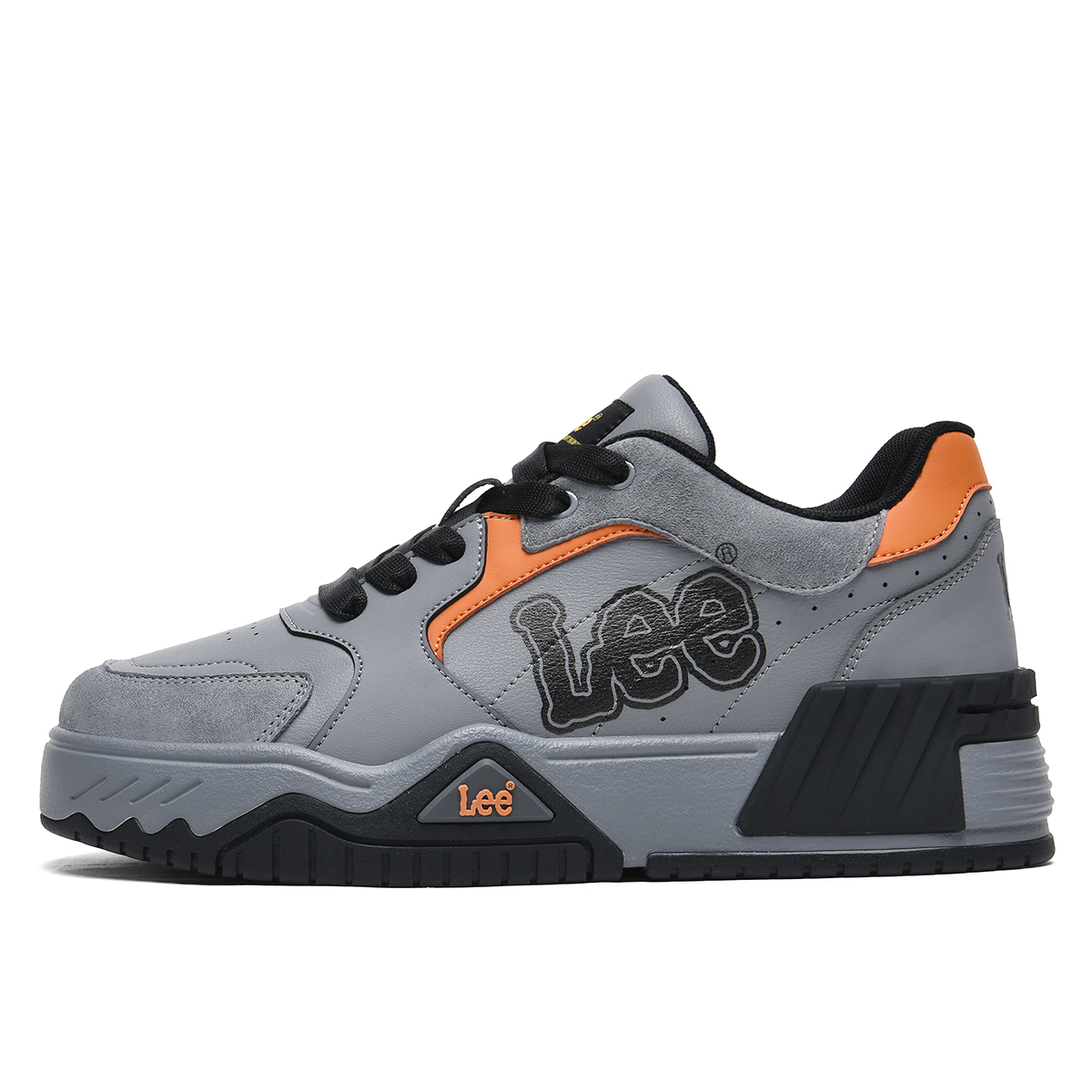 Lee Skateboard Shoes Men Low Top Light Gray/Light Khaki