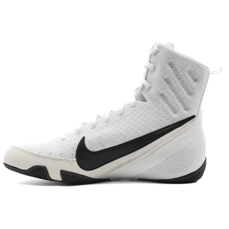 Nike MACHOMAI 3 Abrasion Resistant Breathable High top Training Shoes Men's White Black