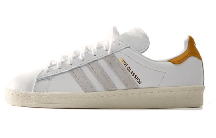 Adidas Campus 80s Kith Classics White Mango