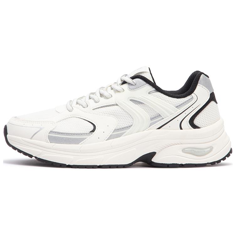 361° Cushioned Slip-Resistant Low-Top Casual Shoes Women's White Black