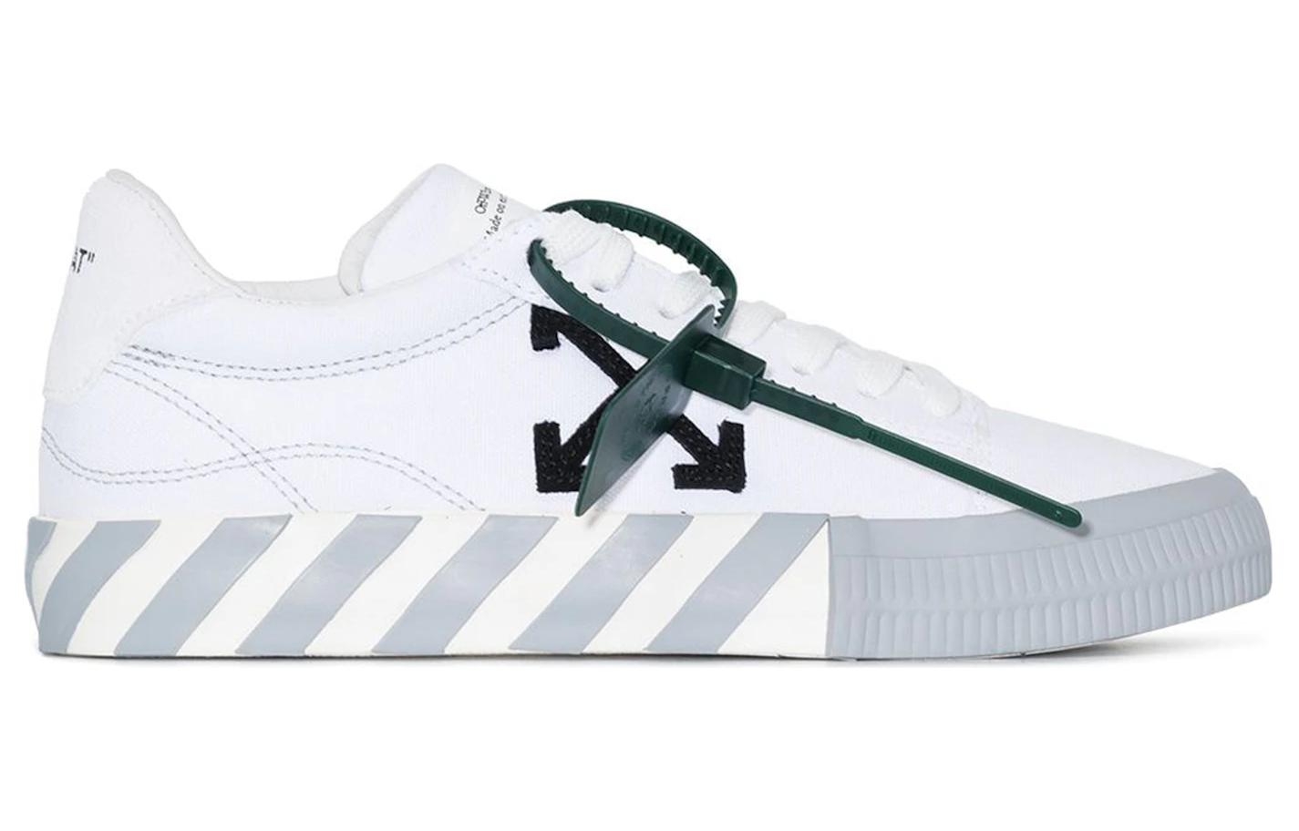 OFF WHITE Vulc Low White Black Grey Women's
