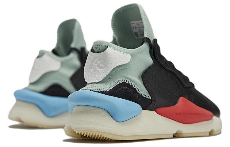 Adidas Y 3 Kaiwa 'Black Blush Green'