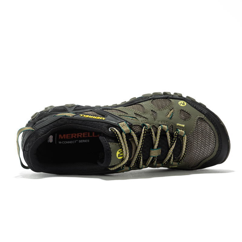 MERRELL All Out Blaze Waterproof, Breathable, Quick Dry, Lightweight Low Top Outdoor Shoes Men's Olive Green Black купить в интернет-магазине Yoocart с быстрой доставкой по России.