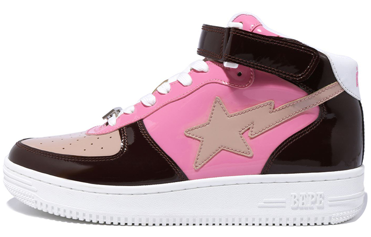 BAPE A BATHING APE Bape Sta Mid Brown Pink Tan 2020