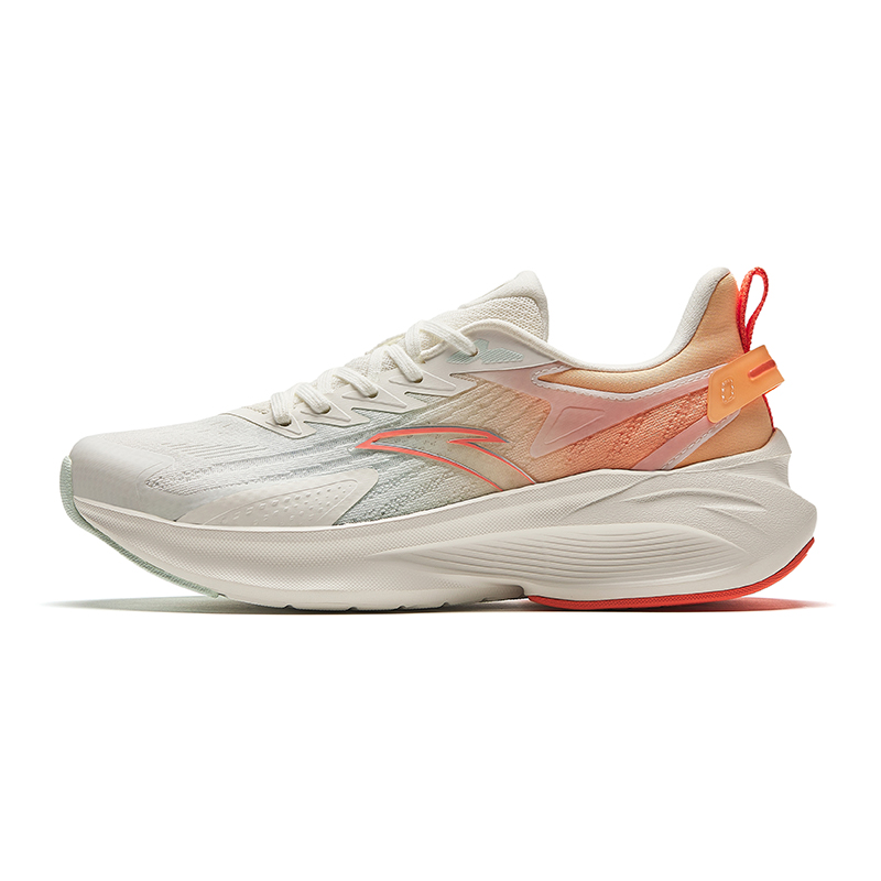 Anta Stinger 5 Cushioning, Wear Resistant Low Top Casual Running Shoes Women's White Orange