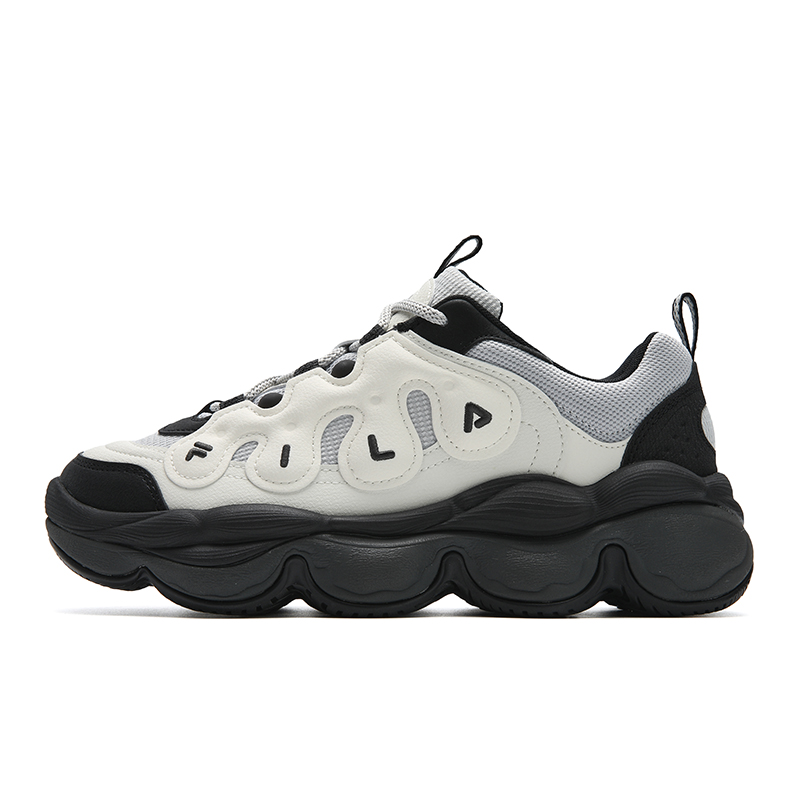FILA PEASE Abrasion Resistant, Breathable, Lightweight Low top Casual Shoes Women's White Gray