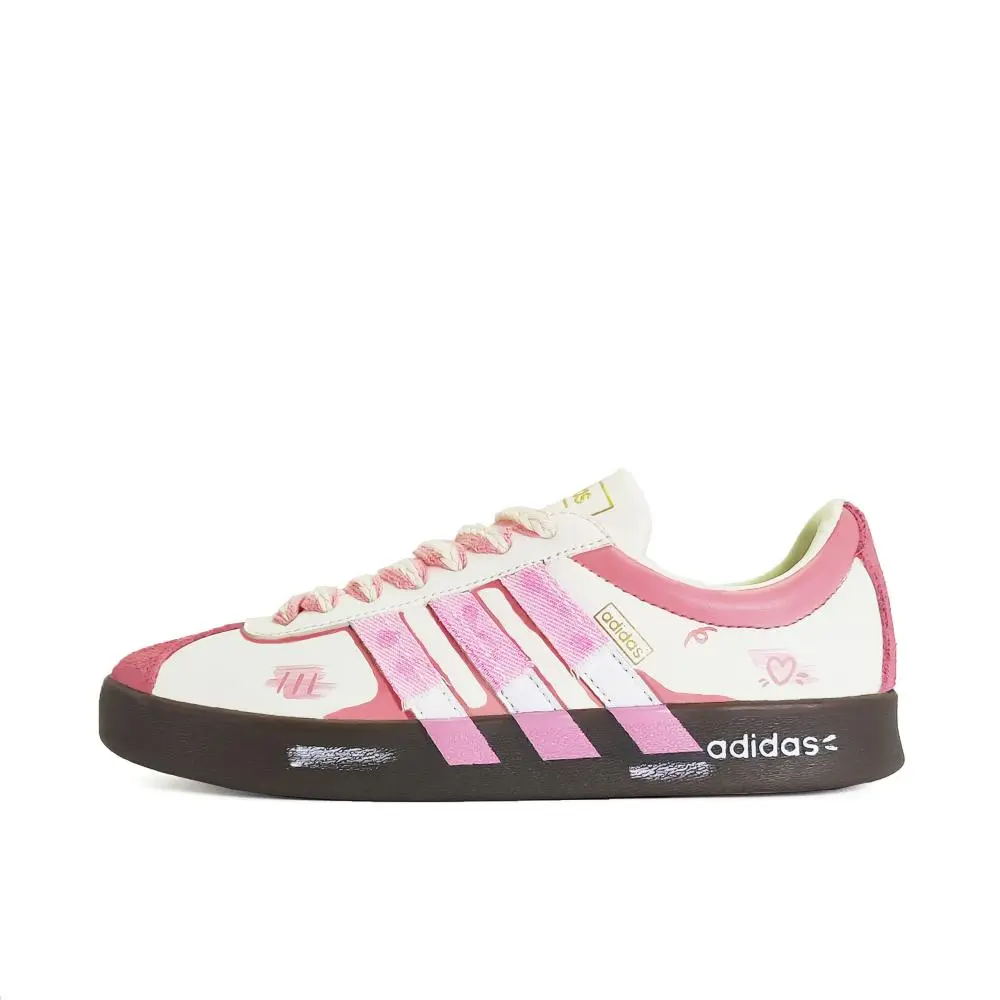Adidas VL Court 2.0 Skateboard Shoes Unisex Low top Pink