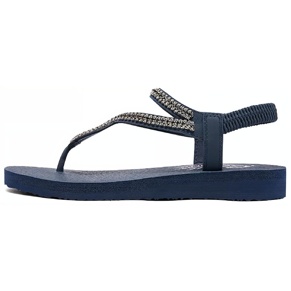 Skechers CALI Abrasion-Resistant Slip-Resistant Flip Flops Women's Marine Blue