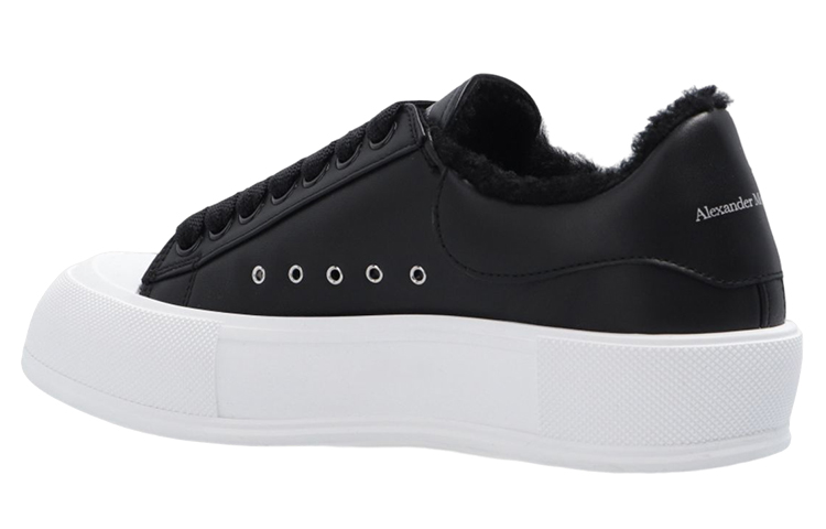 Alexander McQueen Deck Low Top Stylish Skateboarding Shoes Women's Black купить в интернет-магазине Yoocart с быстрой доставкой по России.