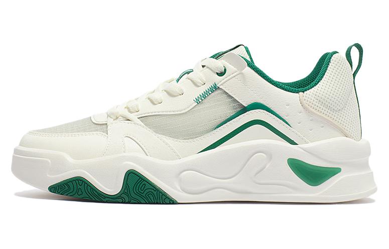 361° Jincheng Cushioning, Wear Resistant Low Top Casual Shoes Men's White Green
