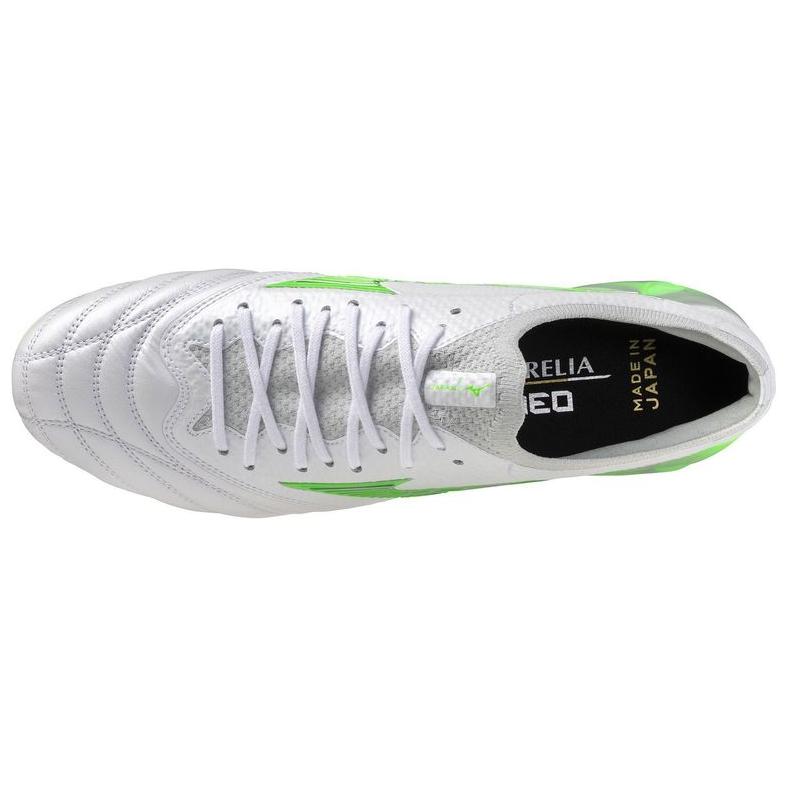 Mizuno Morelia Neo 4 Anti-Slip Wear-Resistant Soccer Shoes Unisex White Green купить в интернет-магазине Yoocart с быстрой доставкой по России.
