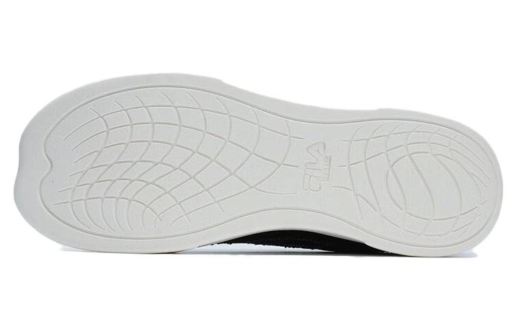 FILA FUSION CURVE Low Top Canvas Shoes Men's Black White