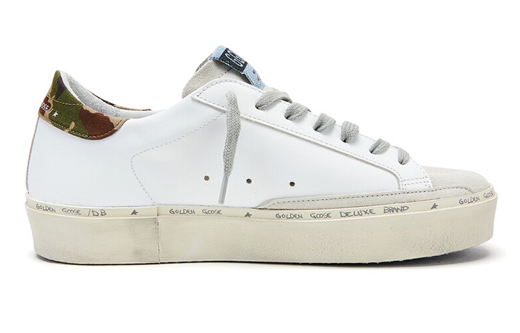 Golden Goose Hi Star Skateboard Shoes Men Low-Top White Camouflage купить в интернет-магазине Yoocart с быстрой доставкой по России.