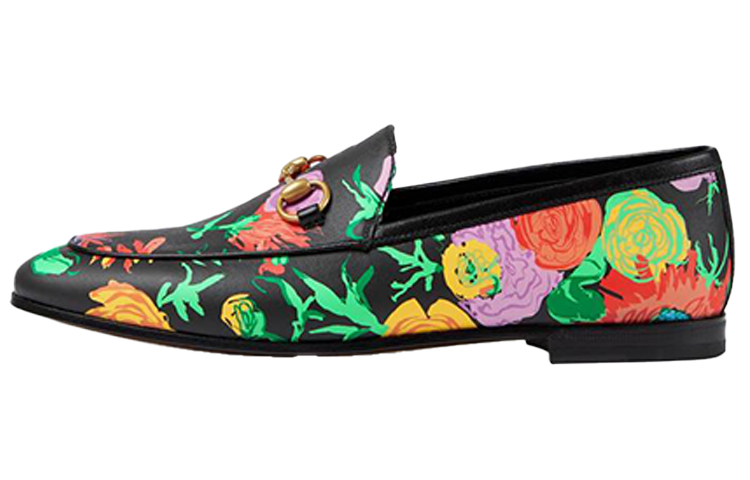 GUCCI Ken Scott Women's Casual Shoes Women's Floral Black