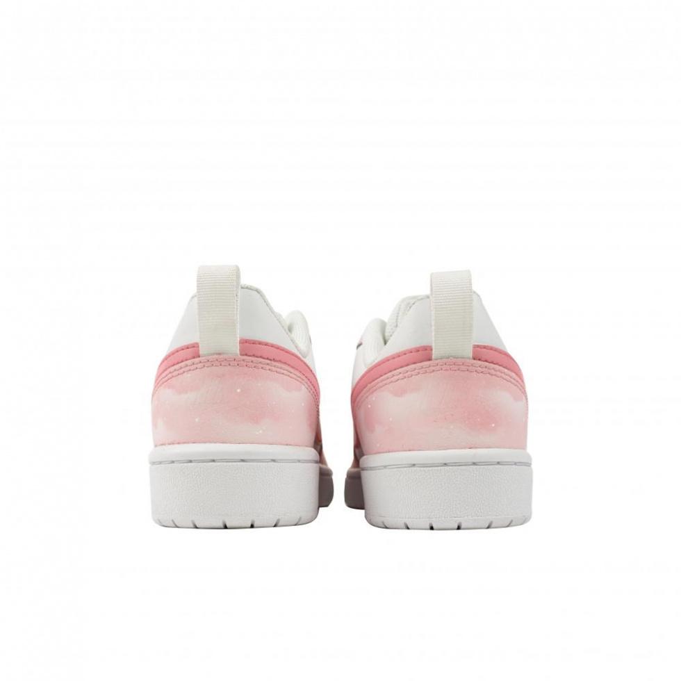 Nike Court Borough Low 2 Jiu Zhi Cushioning, Wear Resistant Low Top Skateboard Shoes GS White Pink купить в интернет-магазине Yoocart с быстрой доставкой по России.