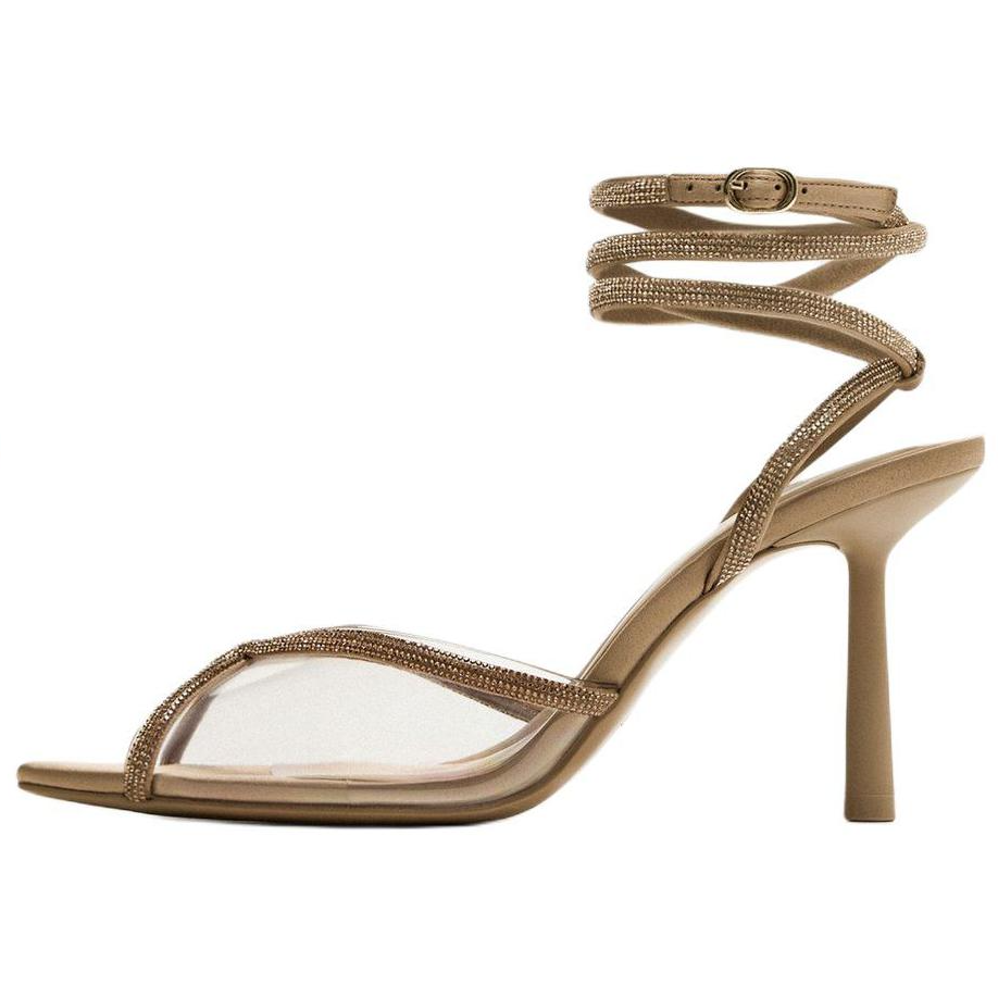 ZARA Roman Sandals 9cm Women's Orange