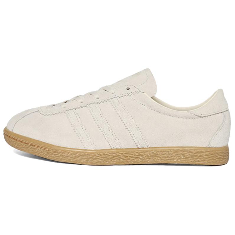 Adidas Originals Tobacco Anti Slip Wear Resistant Low Top Skateboard Shoes Unisex Ecru